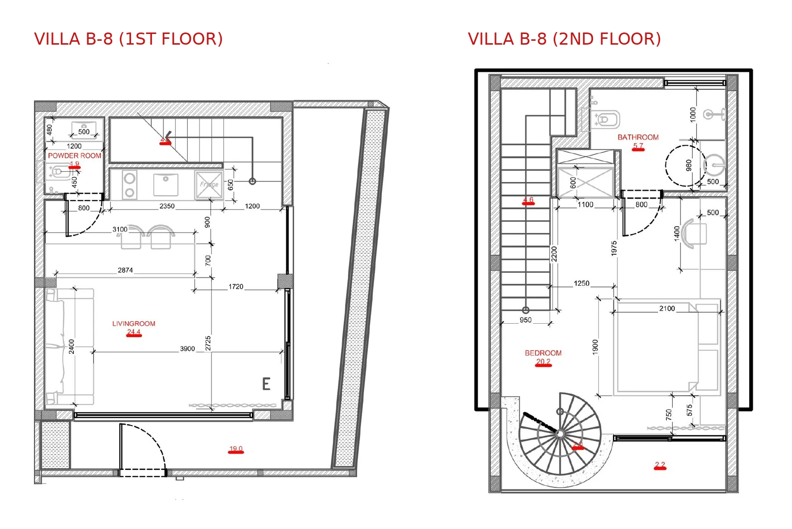 Планировка Villa B-8