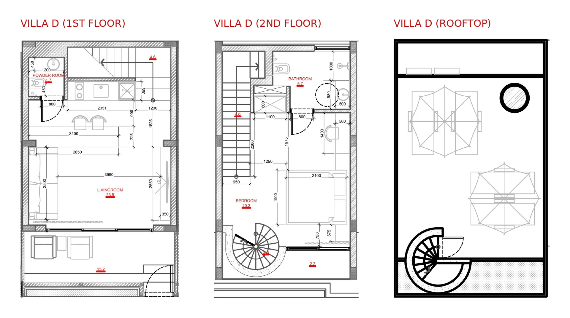 Планировка Villa D